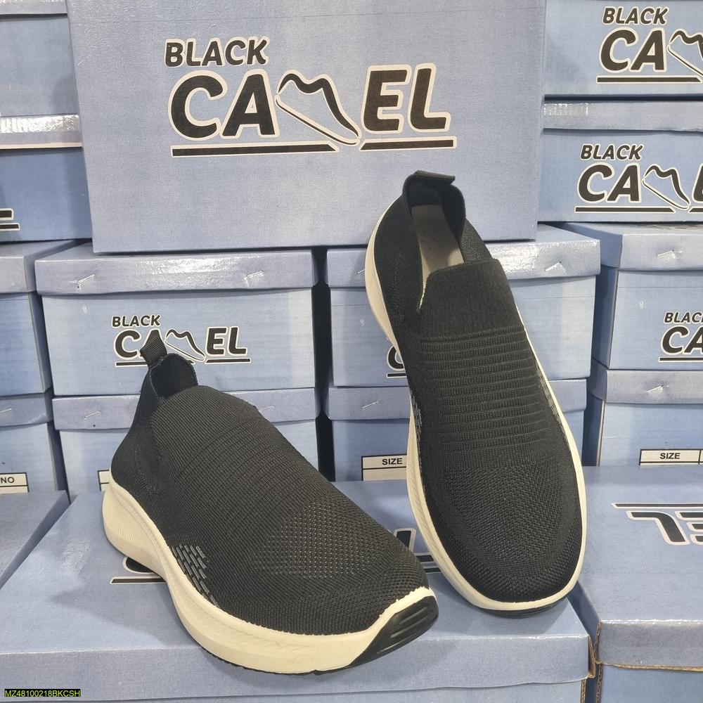 Slip On Joggers Shoes - Weloy, Black