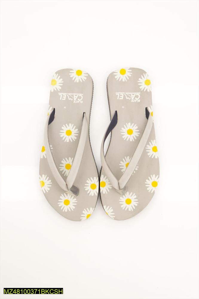 Black Camel Ladies Flip Flop, Grey