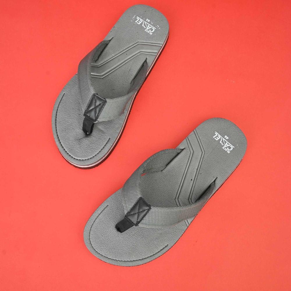 Black Camel Slippers Grey