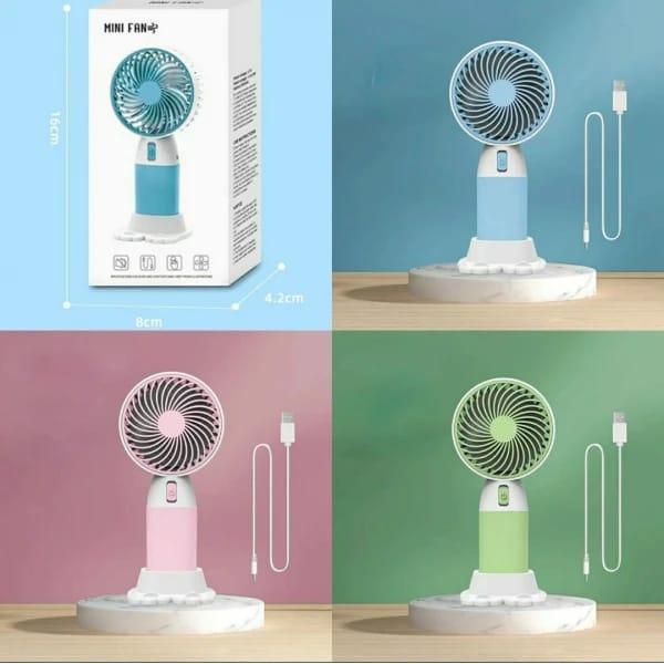 Mini Rechargeable Desk Fan
