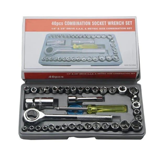 40 Pcs Stainless Steel Tool Kit Set