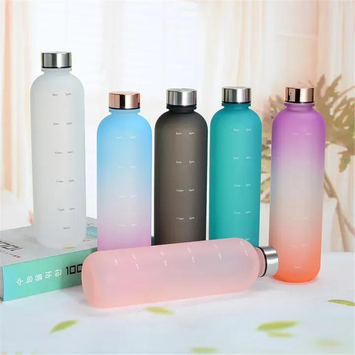 Multicolor Insulated Water Bottle Set - 2 Pcs, Perfect for Gym and Outdoor Activities