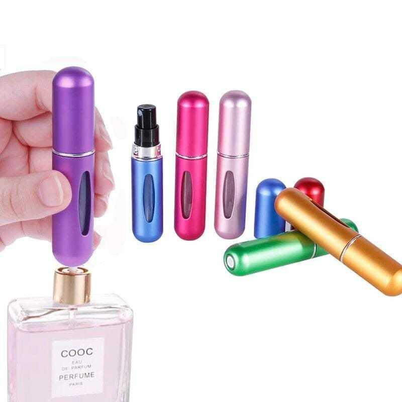 Refillable Portable Mini Perfume Atomizer Bottle, 5ml - Pack Of 3