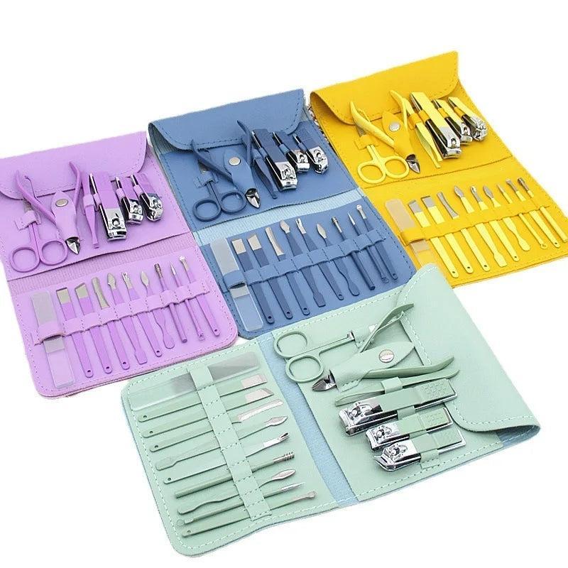 Premium Care Mani Pedi Kit - 5 Pcs Stainless Steel Grooming Set