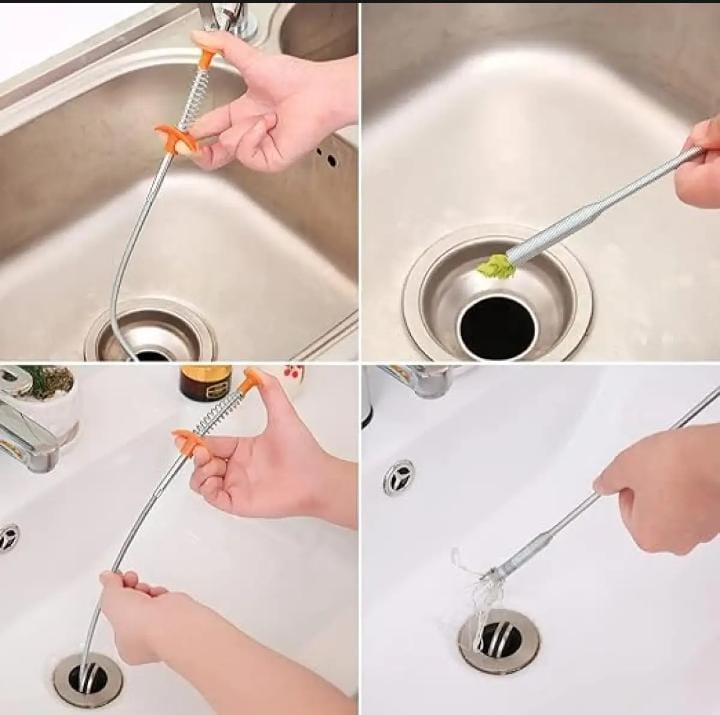 Eco-Friendly Drain Cleaning Tool- Pack Of 2