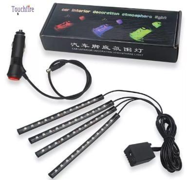 RGB LED Car Lights with Remote Control & App