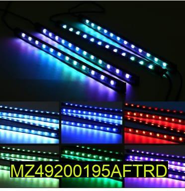 RGB LED Car Lights with Remote Control & App