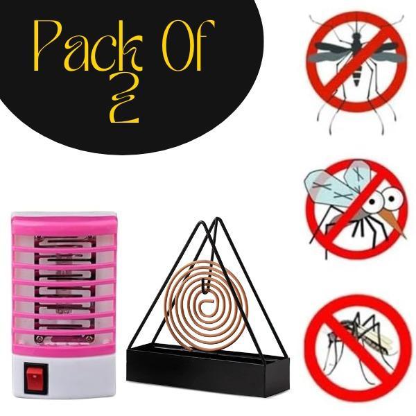Mosquito Killer Lamp and Coil Stand Bundle