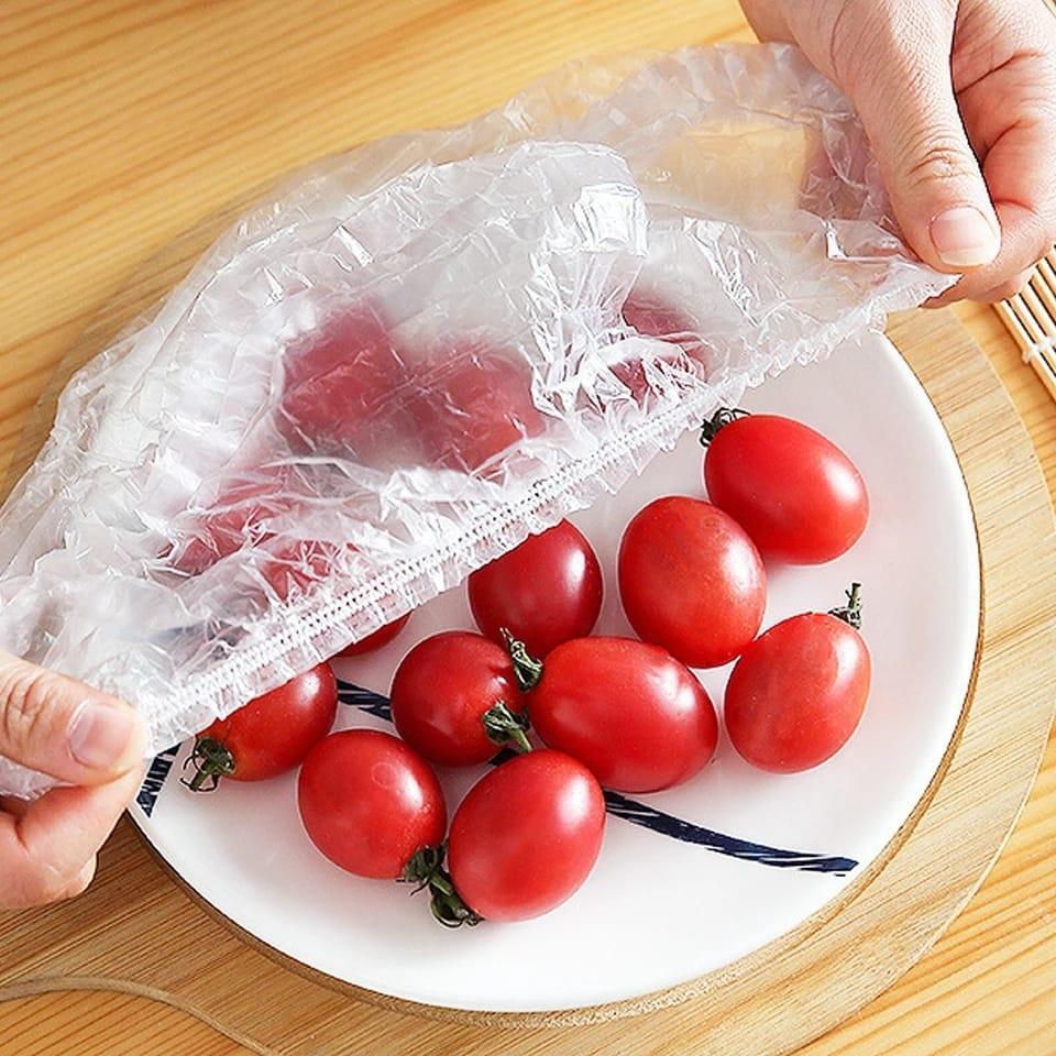 Transparent Polythene Food Covers for Kitchen Storage