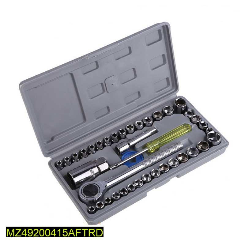40 Pcs Wrench Vehicle Tool Kit