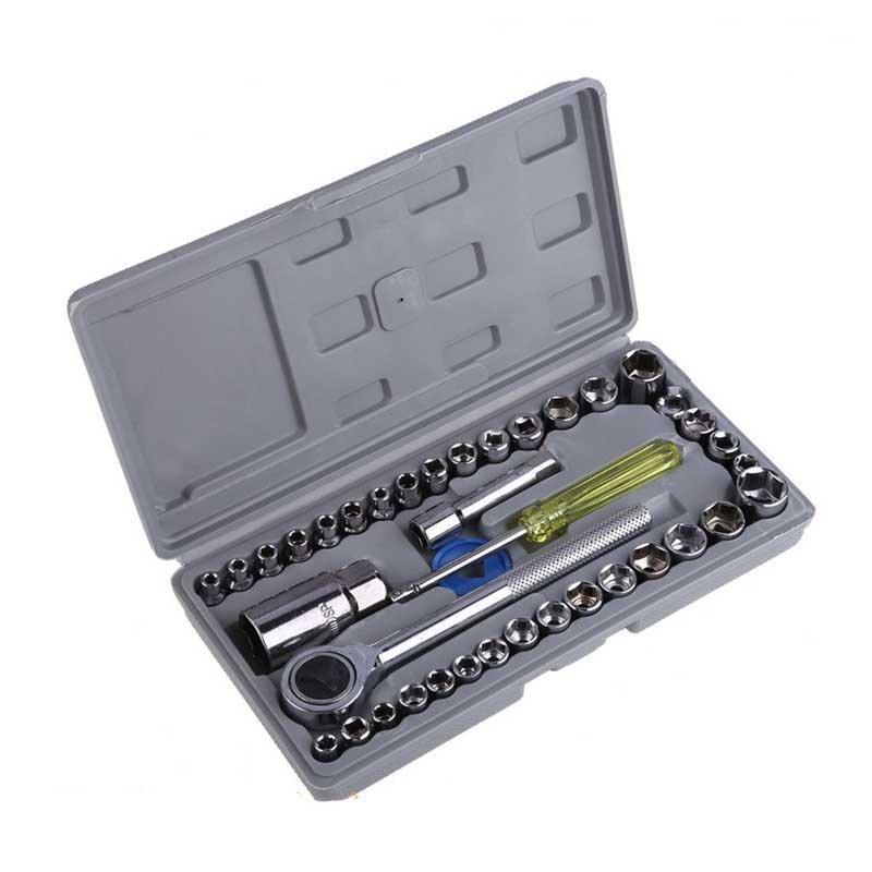 40 Pcs Wrench Vehicle Tool Kit