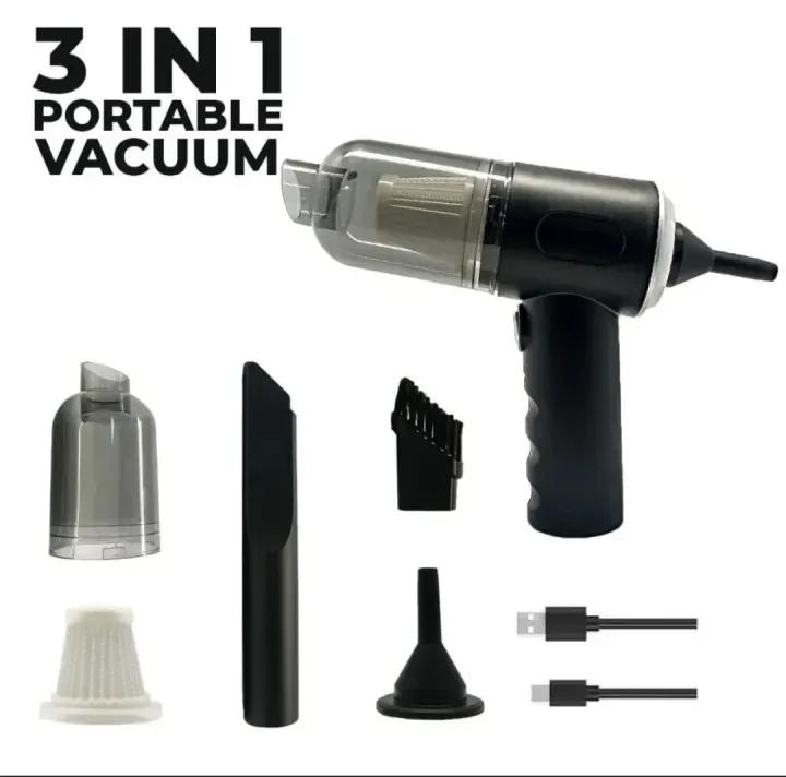 5 Pcs Portable Car Vacuum - Ultimate Clean-Up Solution