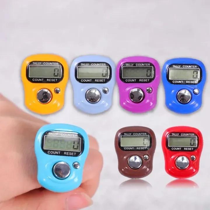 Colorful 5 Pcs Digital Tally Counter for Accurate Counting