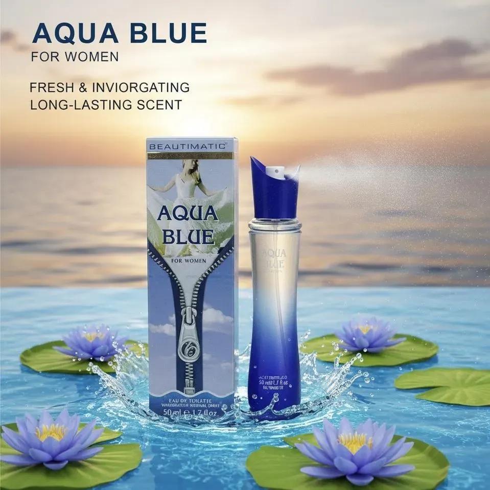 Aqua Blue Eau De Parfum: Freshness Redefined - 50ml