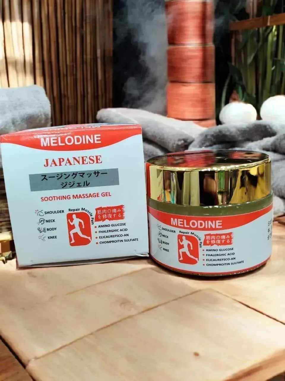 Melodine Japanese Soothing Massage Oil Cream 100ml