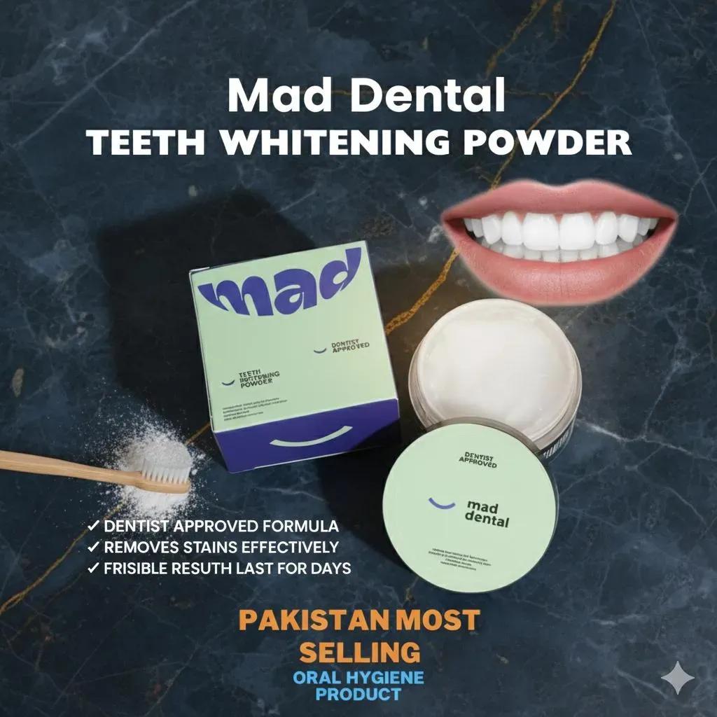 Mad Dental – Instant Teeth Whitening Powder
