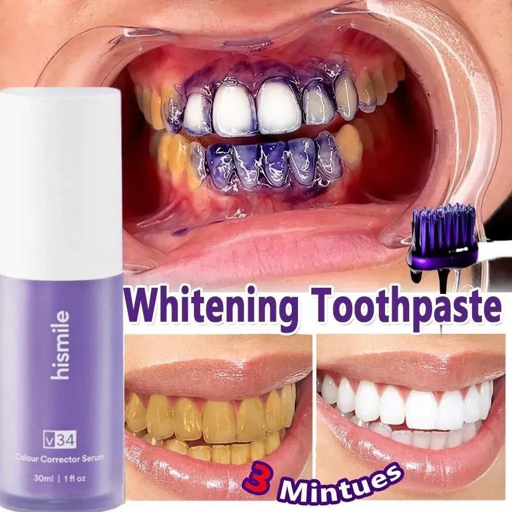 Teeth Whitening Serum 30ml Purple Anti-Dandruff Brightening