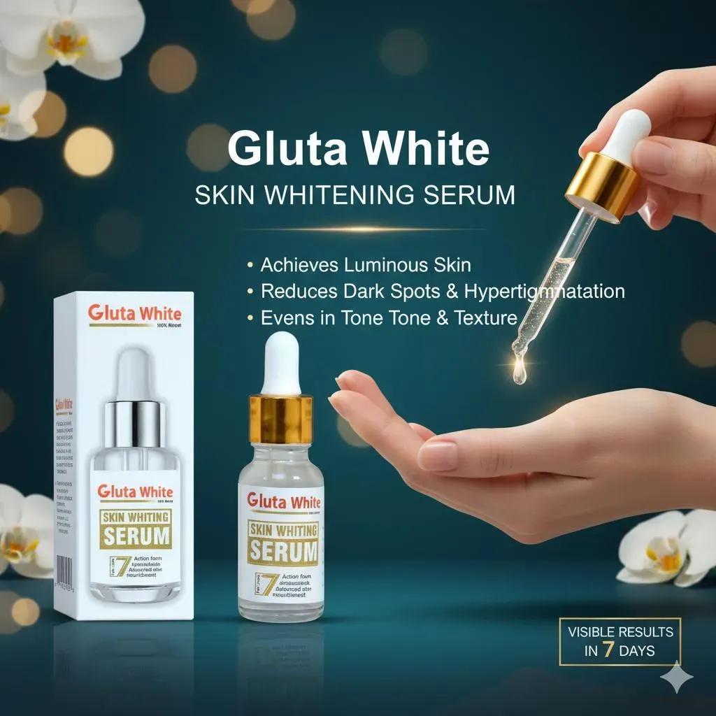Gluta White Skin Whitening Serum: Luminous Skin Corrector - 50ml