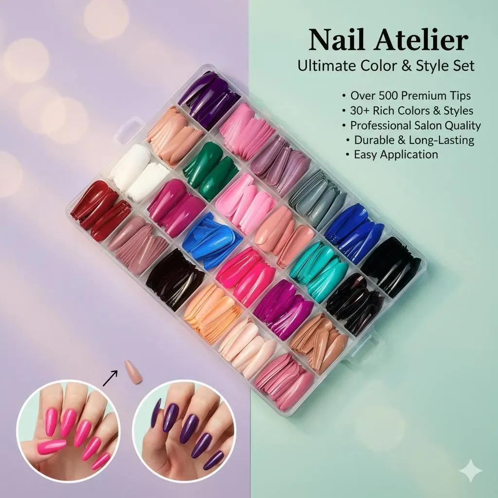 Nail Art Set Studio Box 24 Colours
