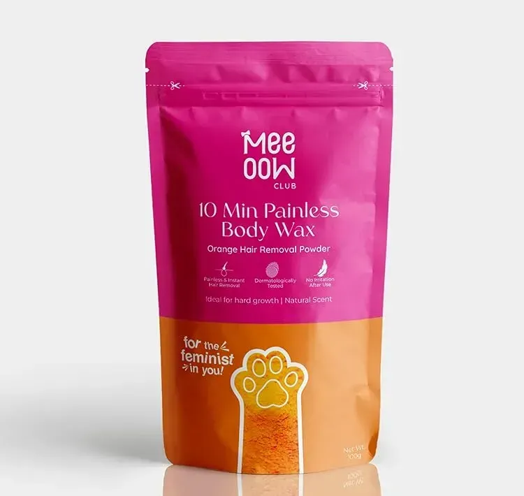 Meow 10 Min Painless Body Wax 50g Orange
