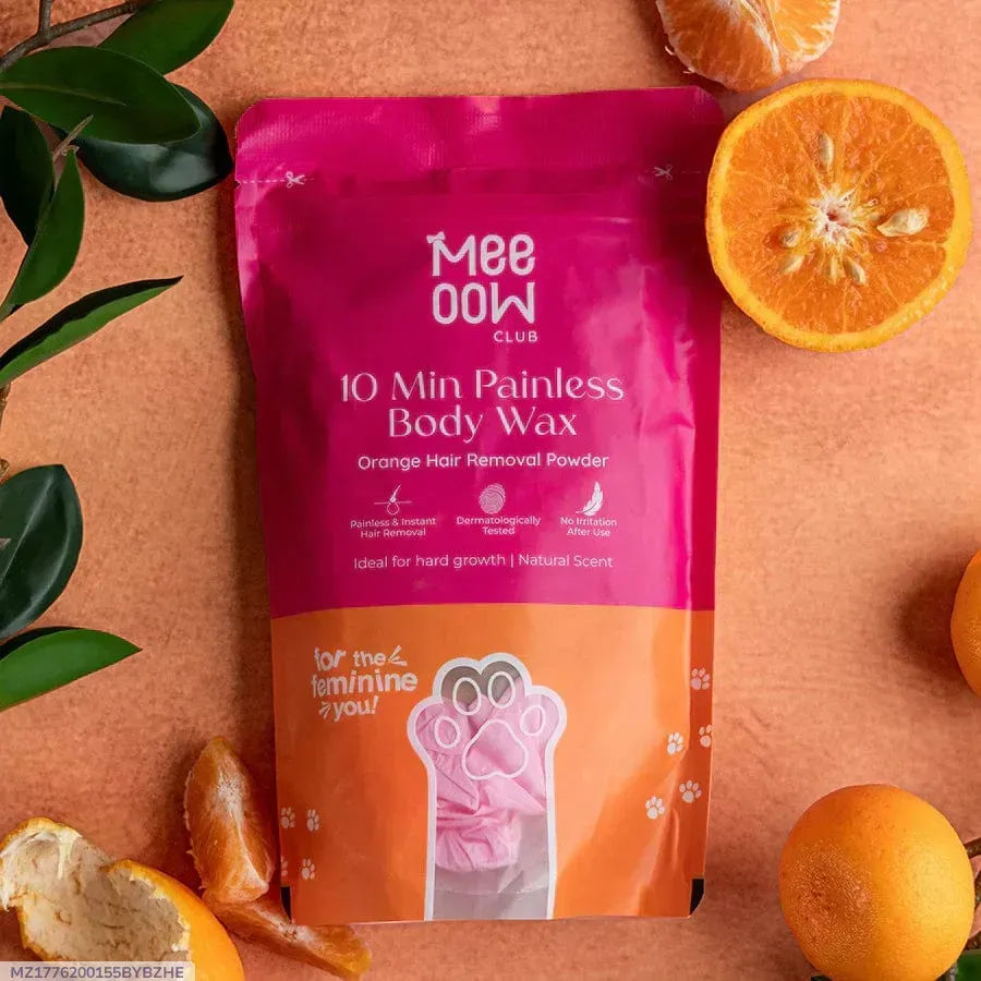 Meow 10 Min Painless Body Wax 50g Orange
