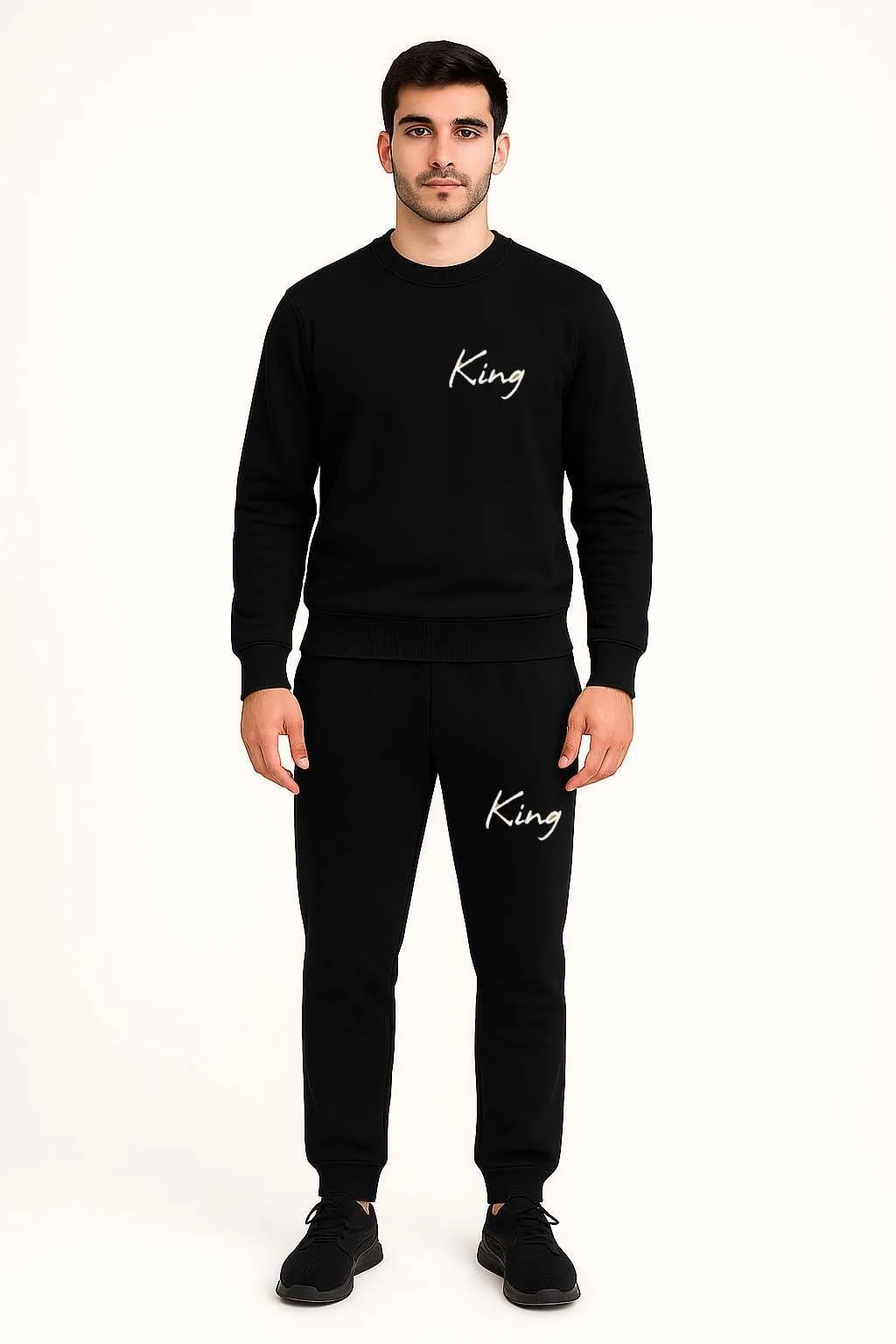 2 Pcs Men's Dri Fit Printed Track Suit