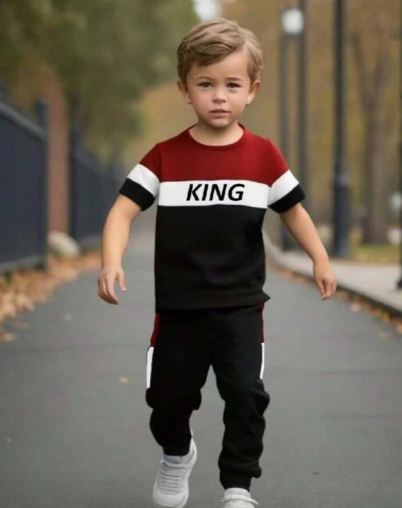 Vibrant Printed Micro Tracksuit for Boys & Girls - 2 Pcs Set (Ages 1-12)