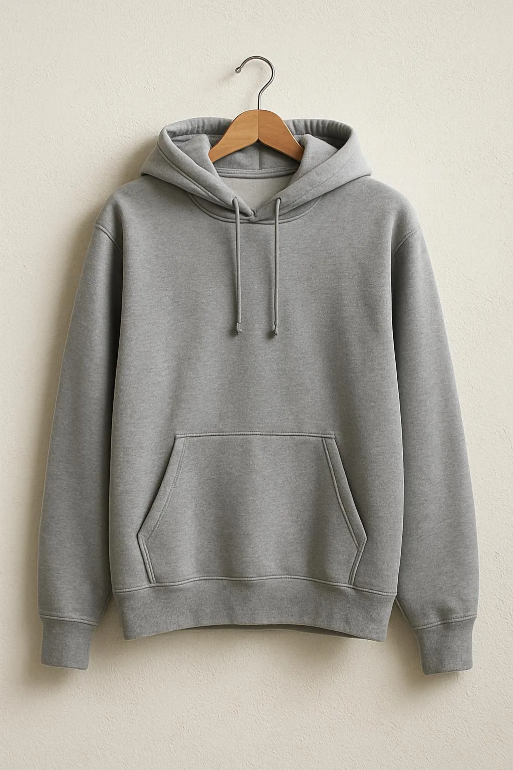 1 Pc Men's Fleece Plain Hoodie