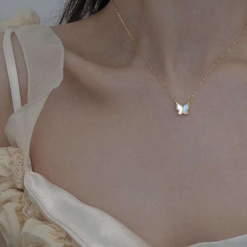 Pack of 2 Butterfly Design necklace 