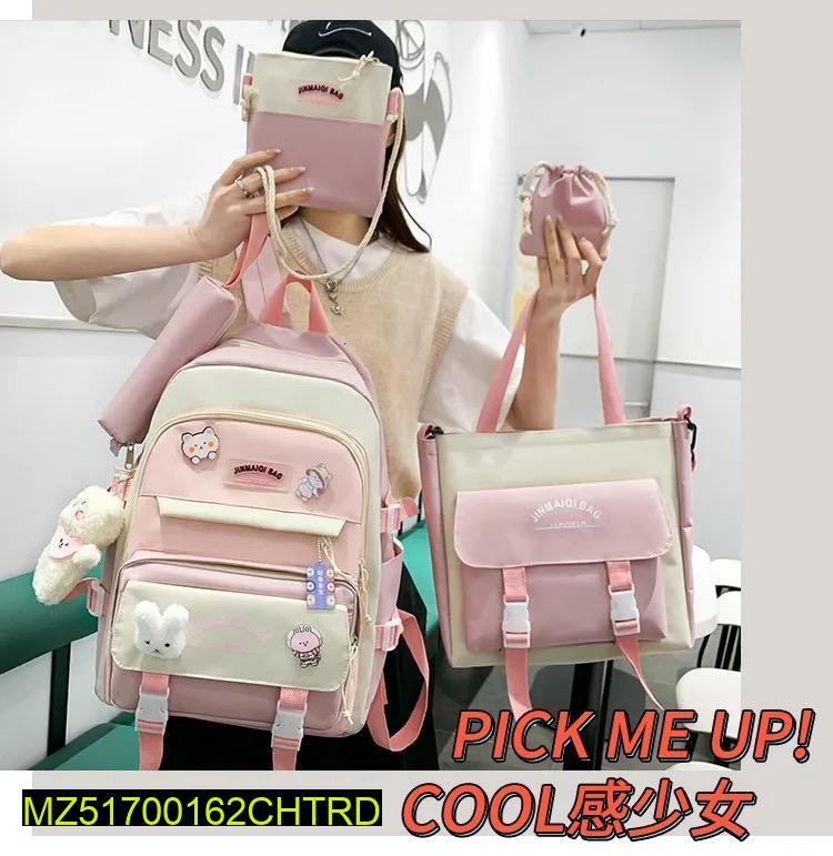 Girl's Fashion Backpack, Pair Of 5