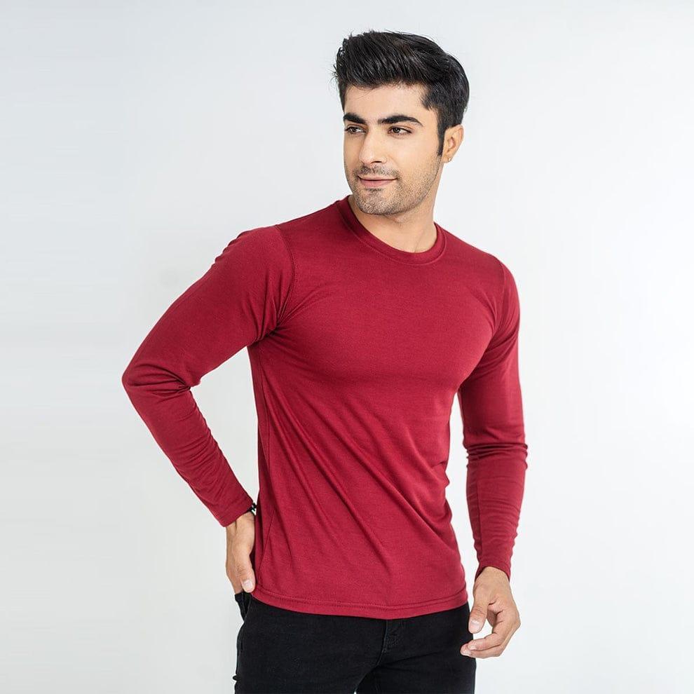 1 Pc Men's Stitched Jersey Plain T-Shirt