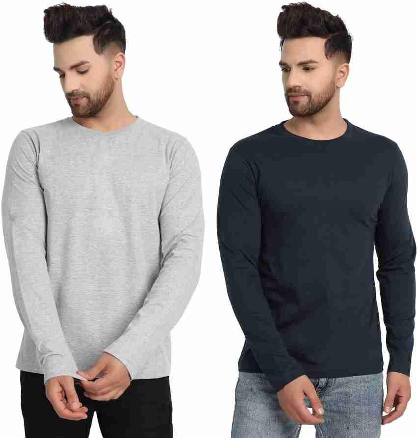 Men's Stitched Jersey Plain T-Shirt - Pack Of 2
