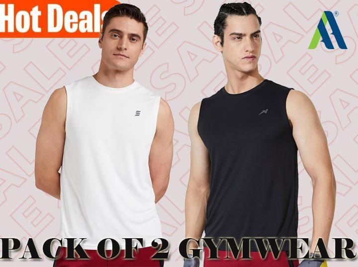 Men's Dri Fit Plain Reflector Sando Shirt 