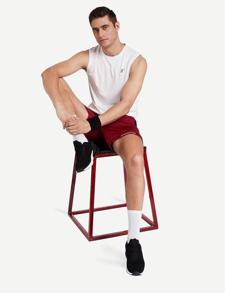 Men's Dri Fit Plain Reflector Sando Shirt 