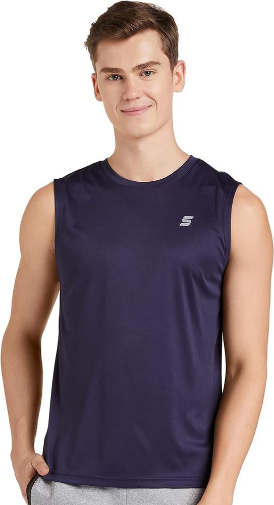 Men's Dri Fit Plain Reflector Sando Shirt 