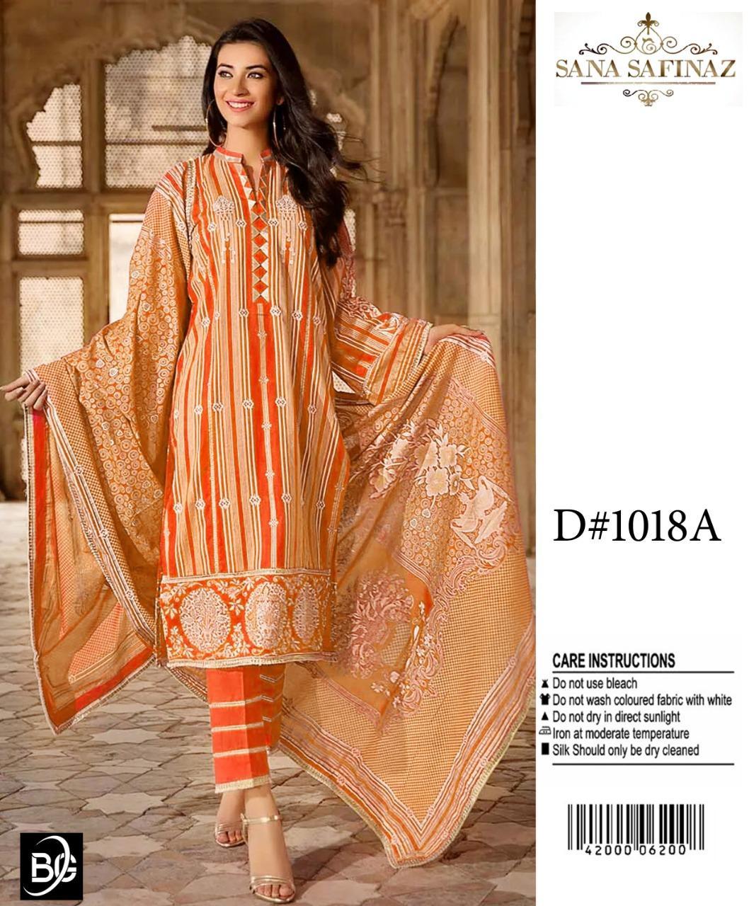 2 Pcs Women's Unstitched Dhanak Embroidered Suit