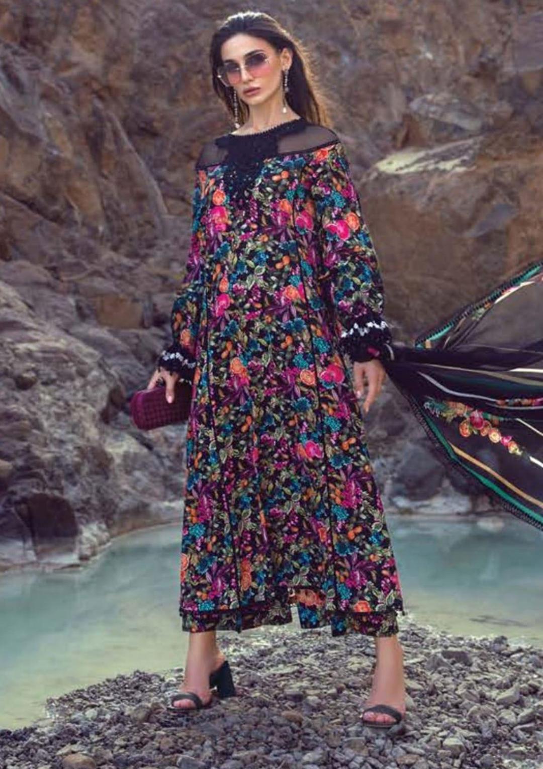 2 Pcs Women's Unstitched Khaddar Digital Print Suit