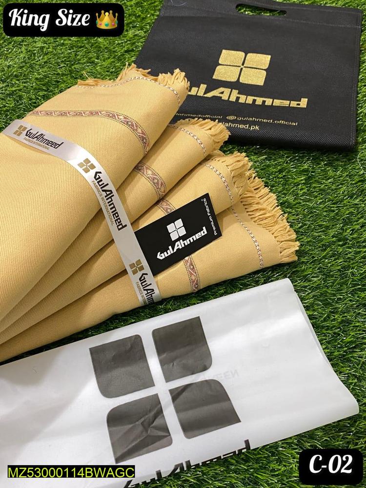 Men's Stitched Wool Shawl