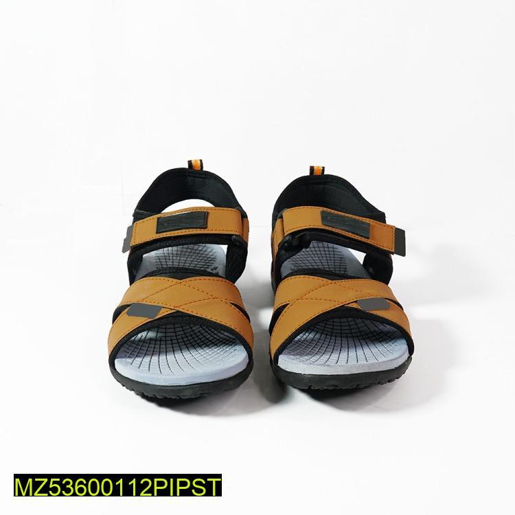 Men's Elastic Fibre Casual Sandals, Mustard Kitto