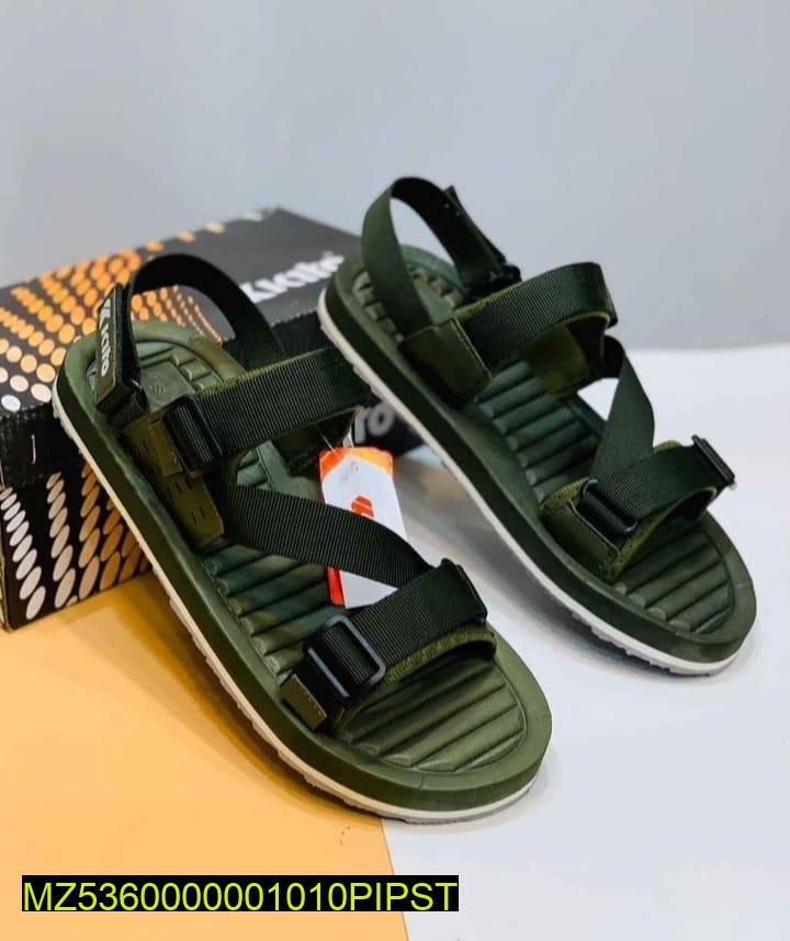 Men's Elastic Fibre Sports Sandals, Green FM