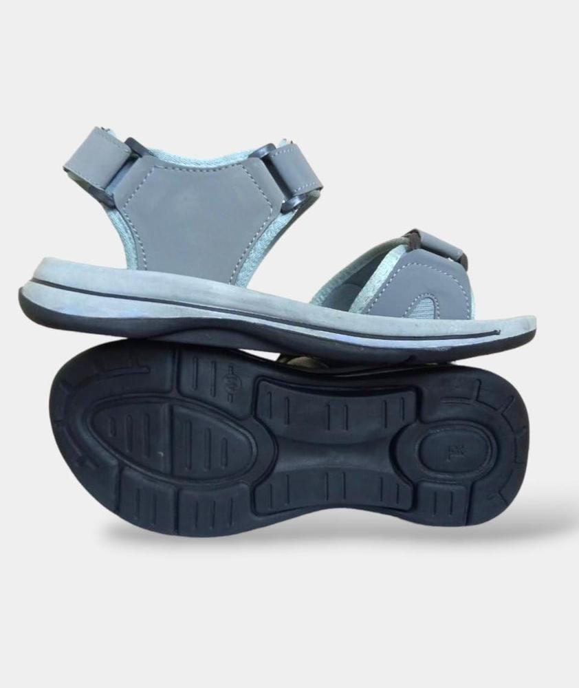 Grey Sport Sandals for Boys - Comfortable Casual Wear