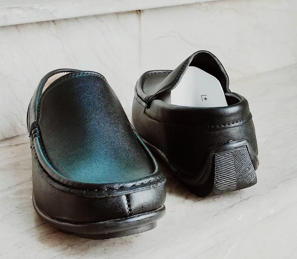 Men's Leather Formal Shoes SJ- Black