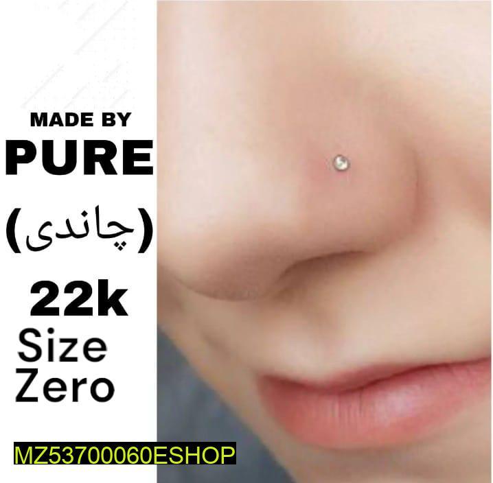 Elegant Chandi Nose Pin