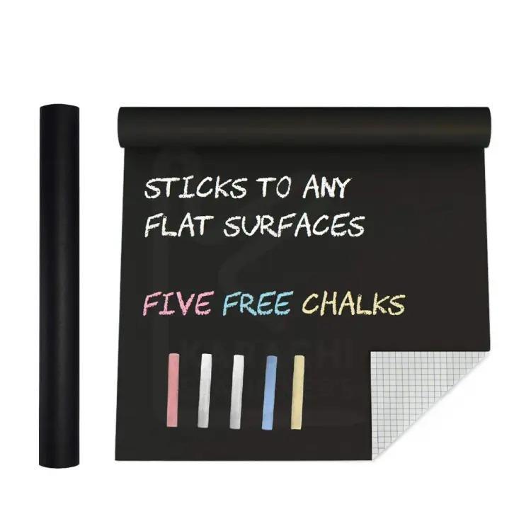 Black Chalkboard Sticker- Size 16 inch x 36 inch