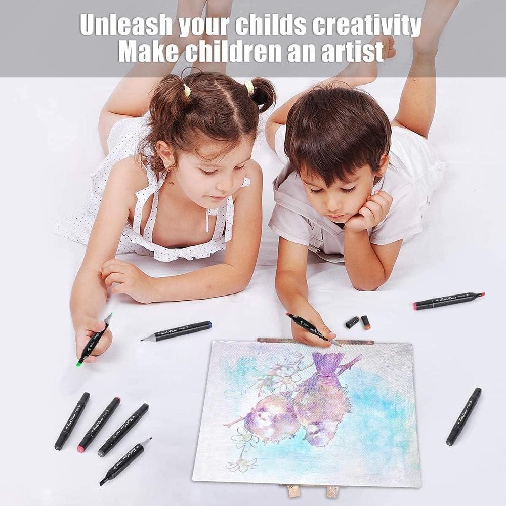 48-Piece Sketch Markers Set for Kids & Artists
