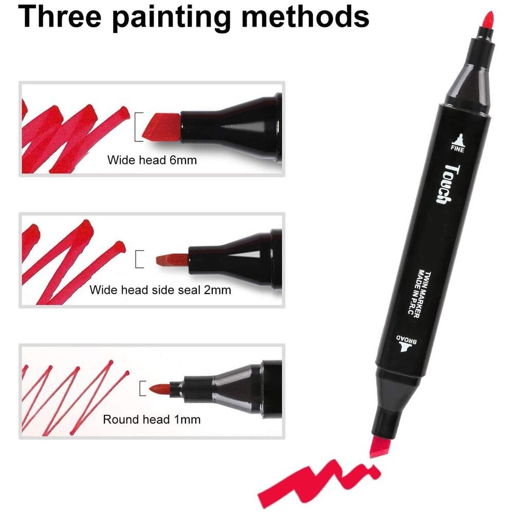 48-Piece Sketch Markers Set for Kids & Artists