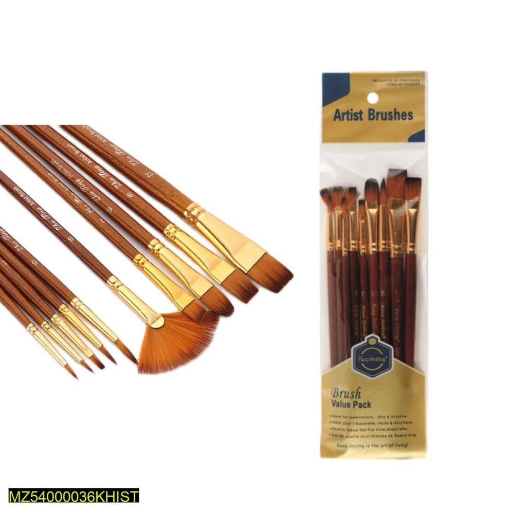 Professional Art Brush Set Pack Of 10