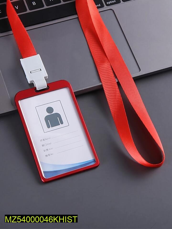 Card Badge Holders, Red