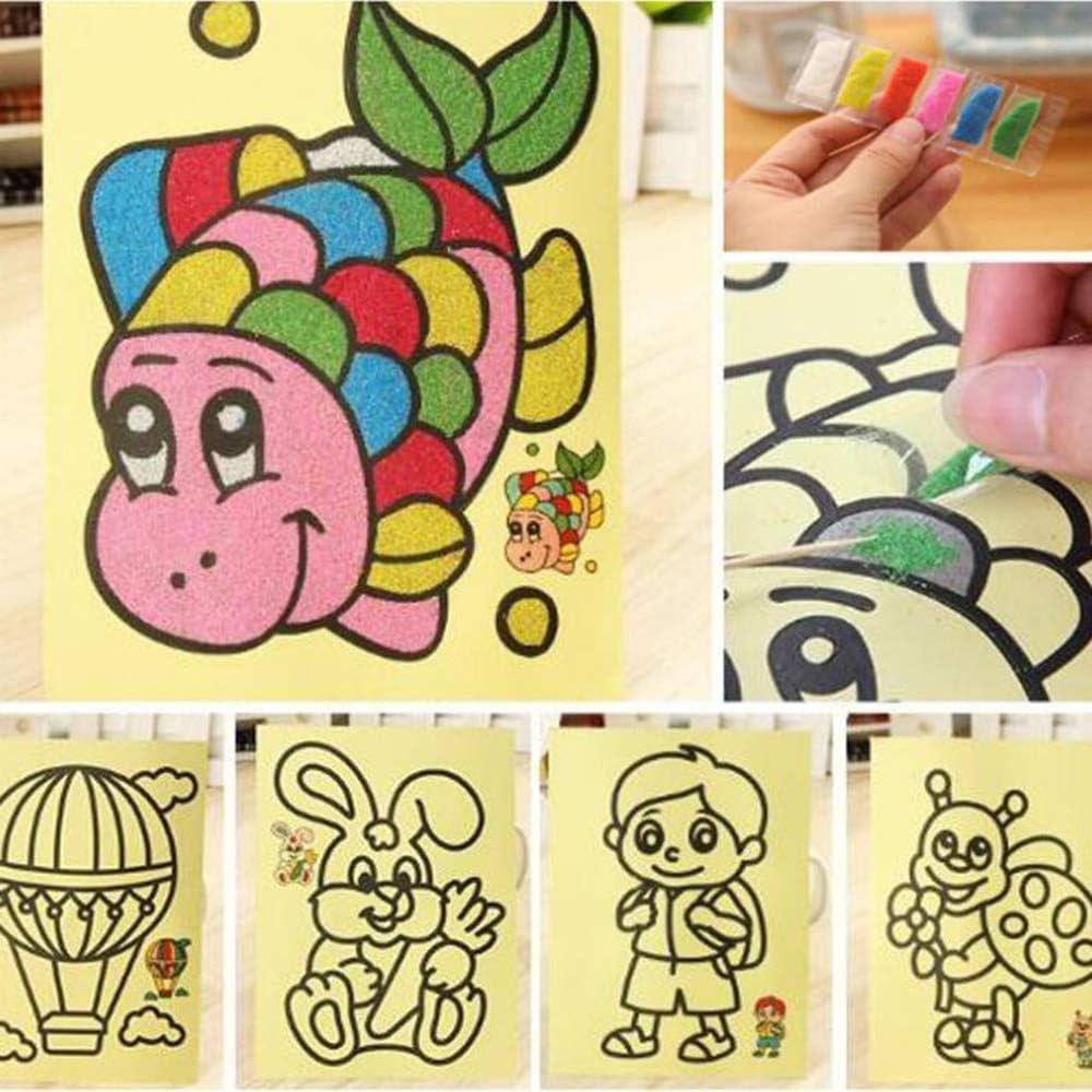 5set of different design Sand Art