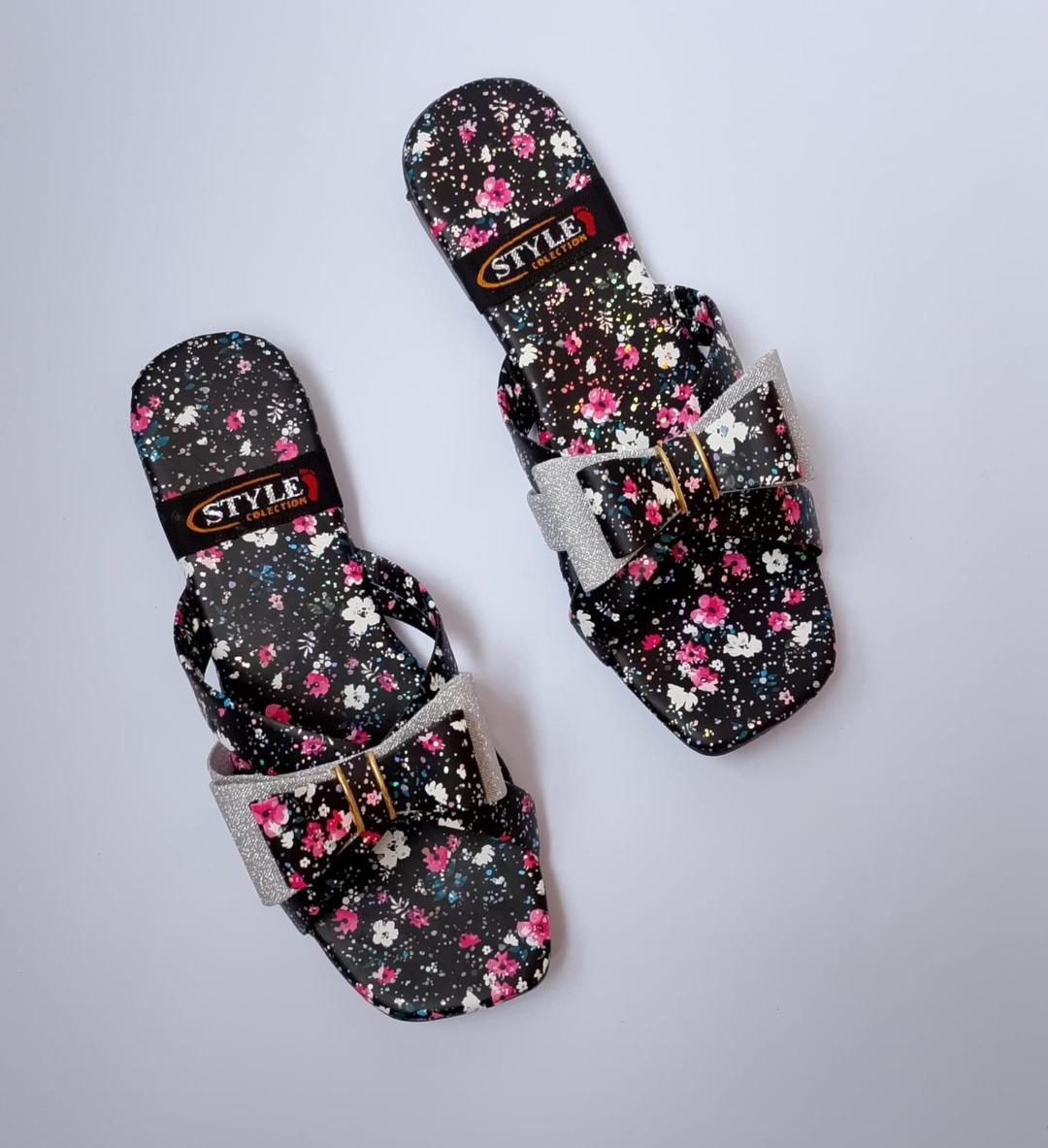 Women's Synthetic Leather Semi-Formal Slippers